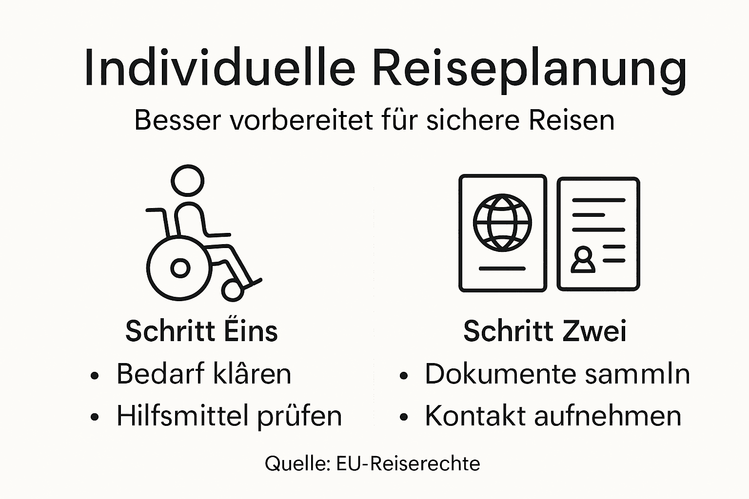 &Uuml;bersicht: Tipps und Hilfestellungen f&uuml;r die barrierefreie Reiseplanung