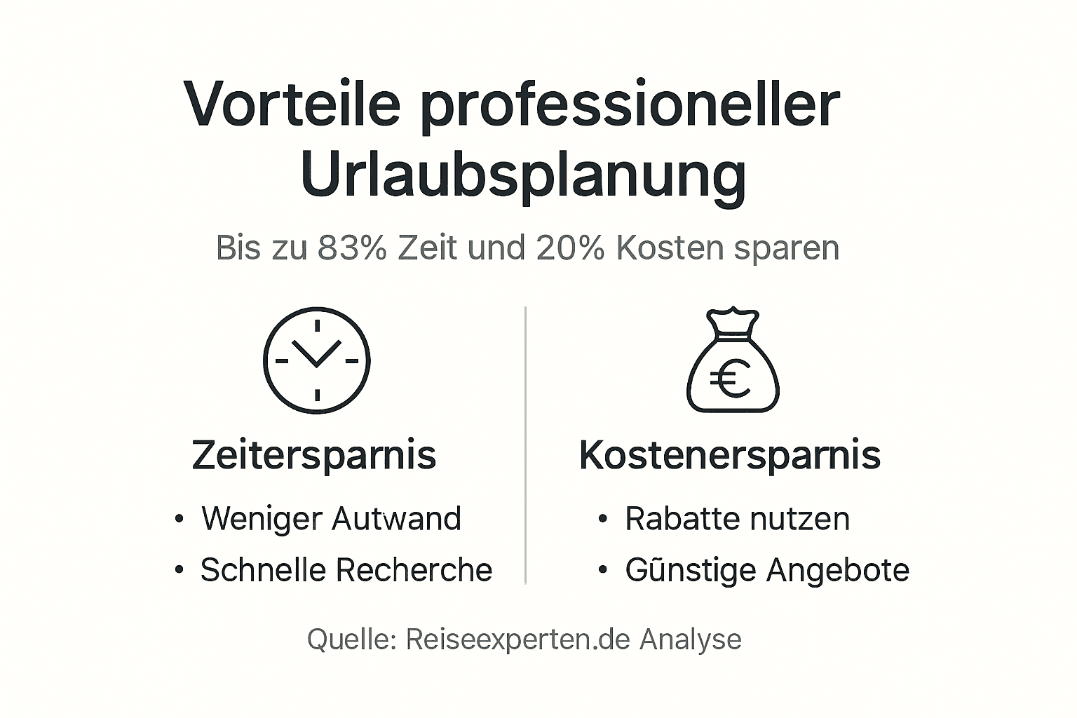 Infografik: Warum eine gute Urlaubsplanung sich lohnt