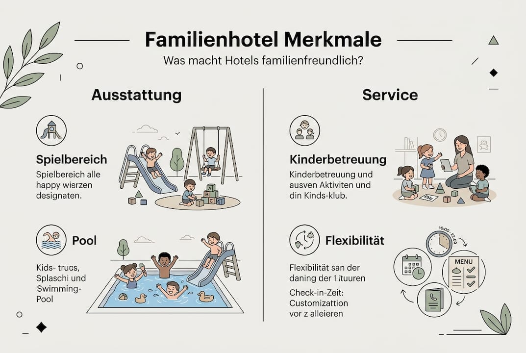 Infografik: Was macht ein familienfreundliches Hotel aus?