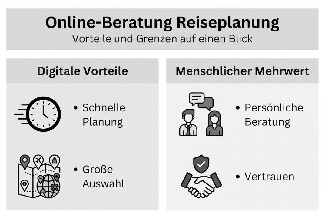 Infografik: Chancen und Grenzen der Online-Beratung