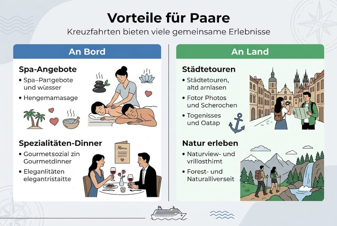 Infografik: Warum Kreuzfahrten für Paare die perfekte Auszeit sind