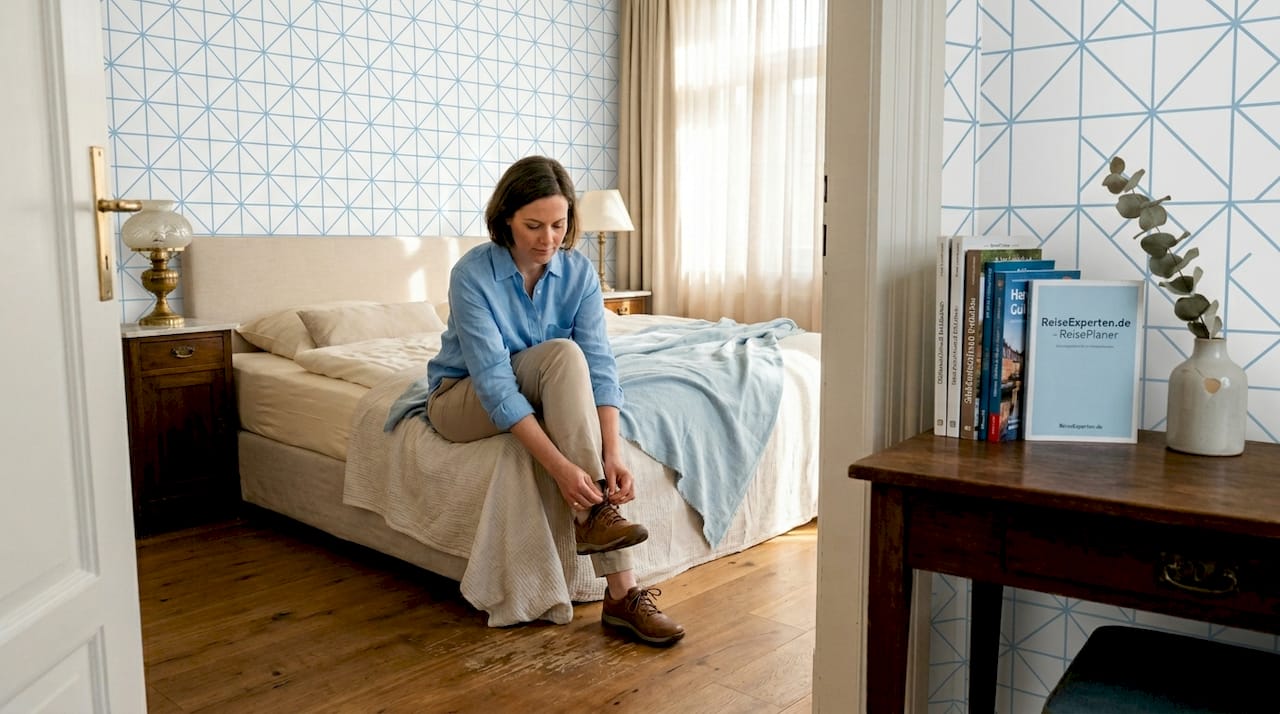 Zu Gast in einem individuell gestalteten Hotelzimmer