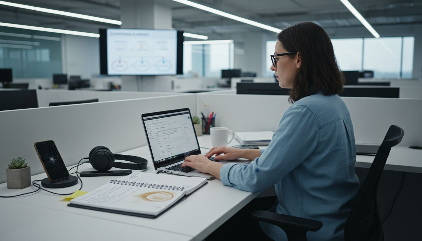 Marketeer die doelgroepsegmenten configureert voor advertentiecampagnes