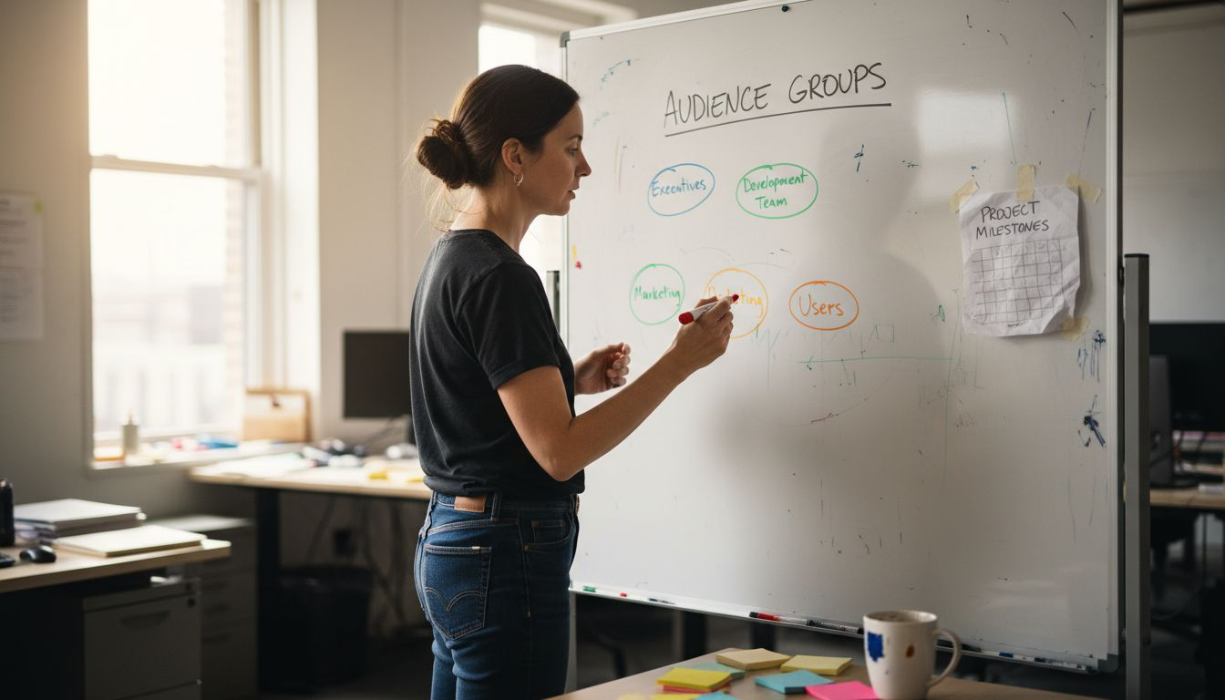 Manager mapping ad audience segments on board