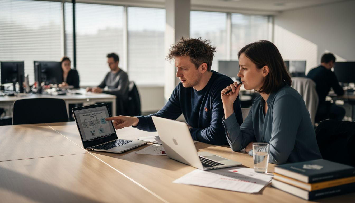 Medarbetare pratar om aktuella hot mot IT-säkerheten