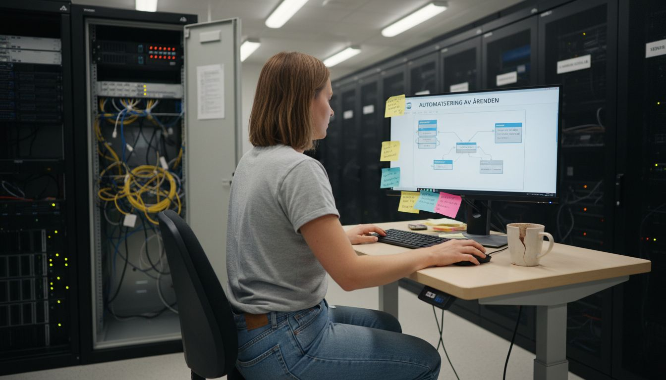 Optimera it-support workflow för företag steg-för-steg 2 Tekniker som automatiserar uppgifter inom IT-support