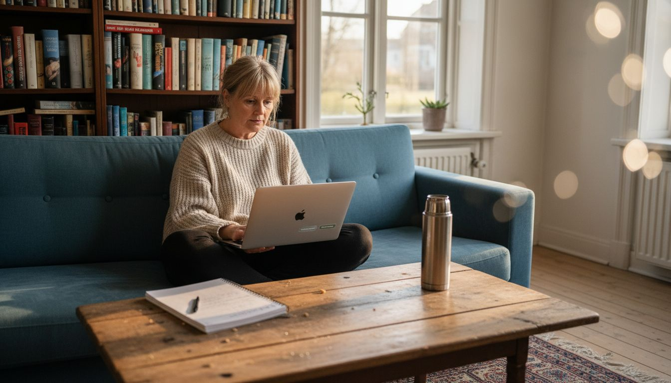 Kunden får hjälp med Apple-produkter direkt hemma hos sig.