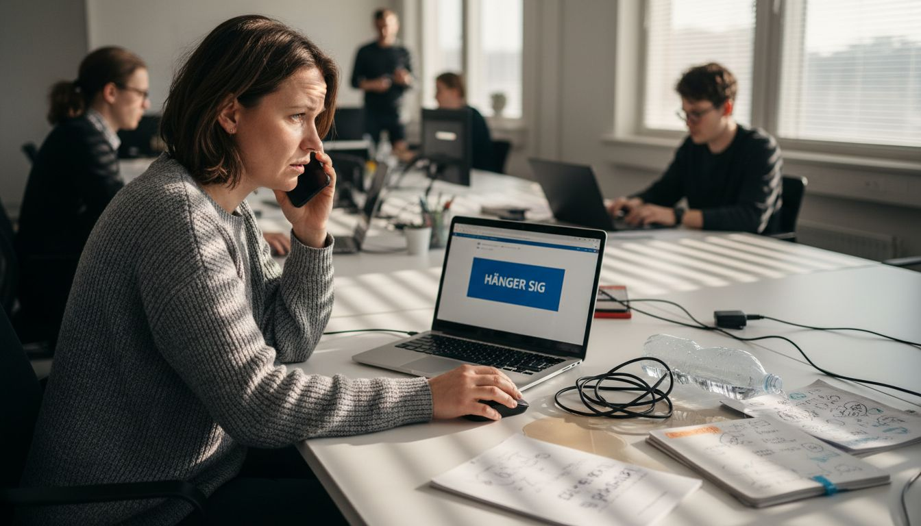 När någon på jobbet får problem med datorn brukar de höra av sig till IT-supporten.