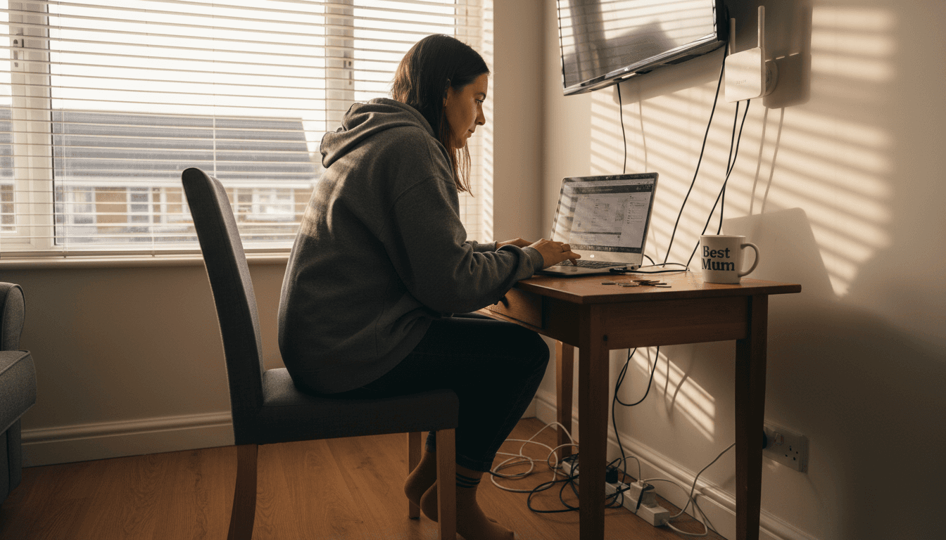 Benefits of UniFi Controller: Enhanced Network Management 2 Woman monitoring home network security setup