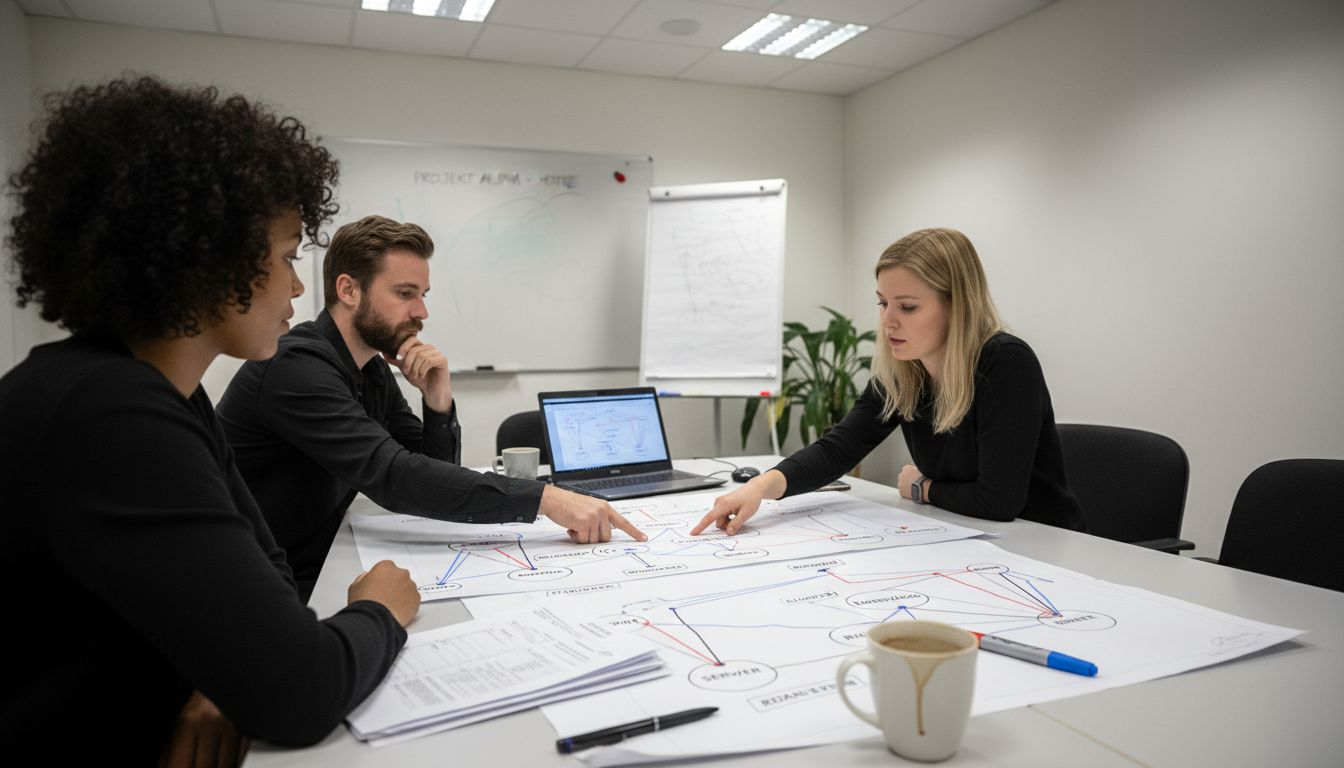 Möte om företagets behov av nätverkslösningar