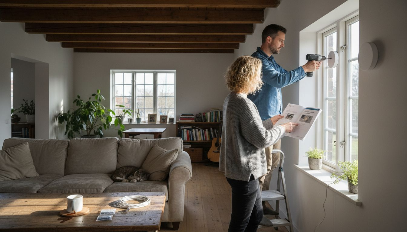 Så installerar du en meshpunkt i vardagsrummet
