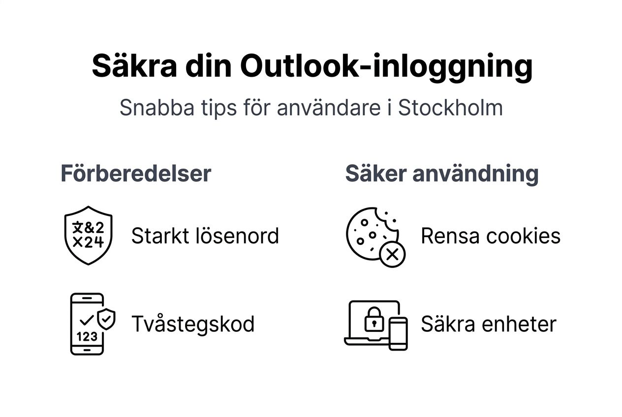 Outlook Online inloggning: Guide för användare i Stockholm 3 Grafik: Så skyddar du din Outlook-inloggning – smarta säkerhetstips