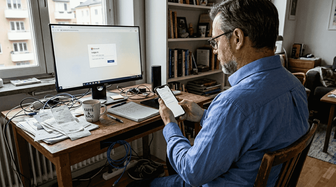 Outlook Online inloggning: Guide för användare i Stockholm 2 Användaren förbereder sin internetuppkoppling inför inloggning på Outlook