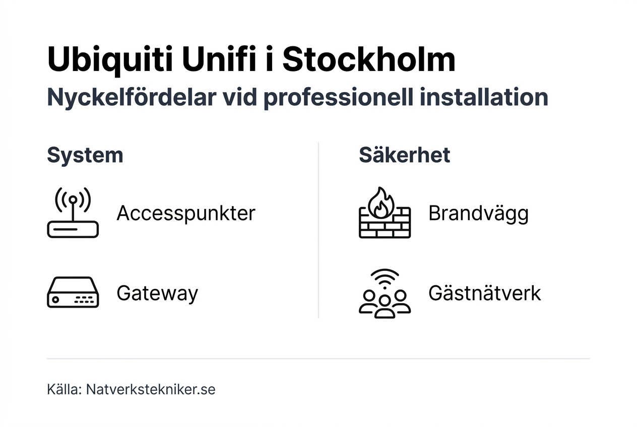 Översikt: Viktiga fakta om Ubiquiti Unifi i infografik