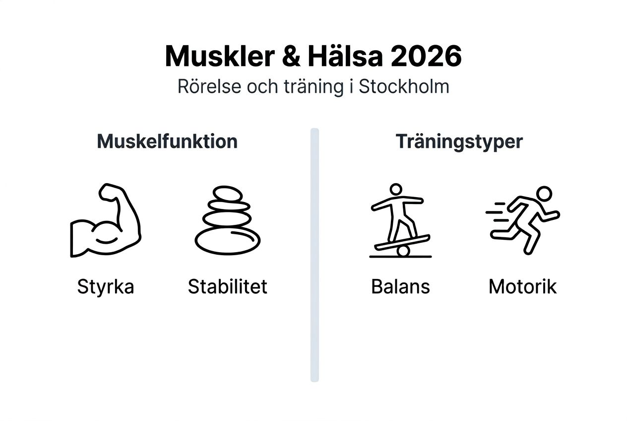 Så bygger du starka muskler – träningstips och infografik för dig som tränar i Stockholm