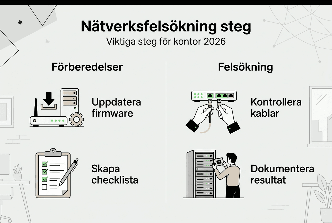 Så felsöker du ditt nätverk – en guide i bild