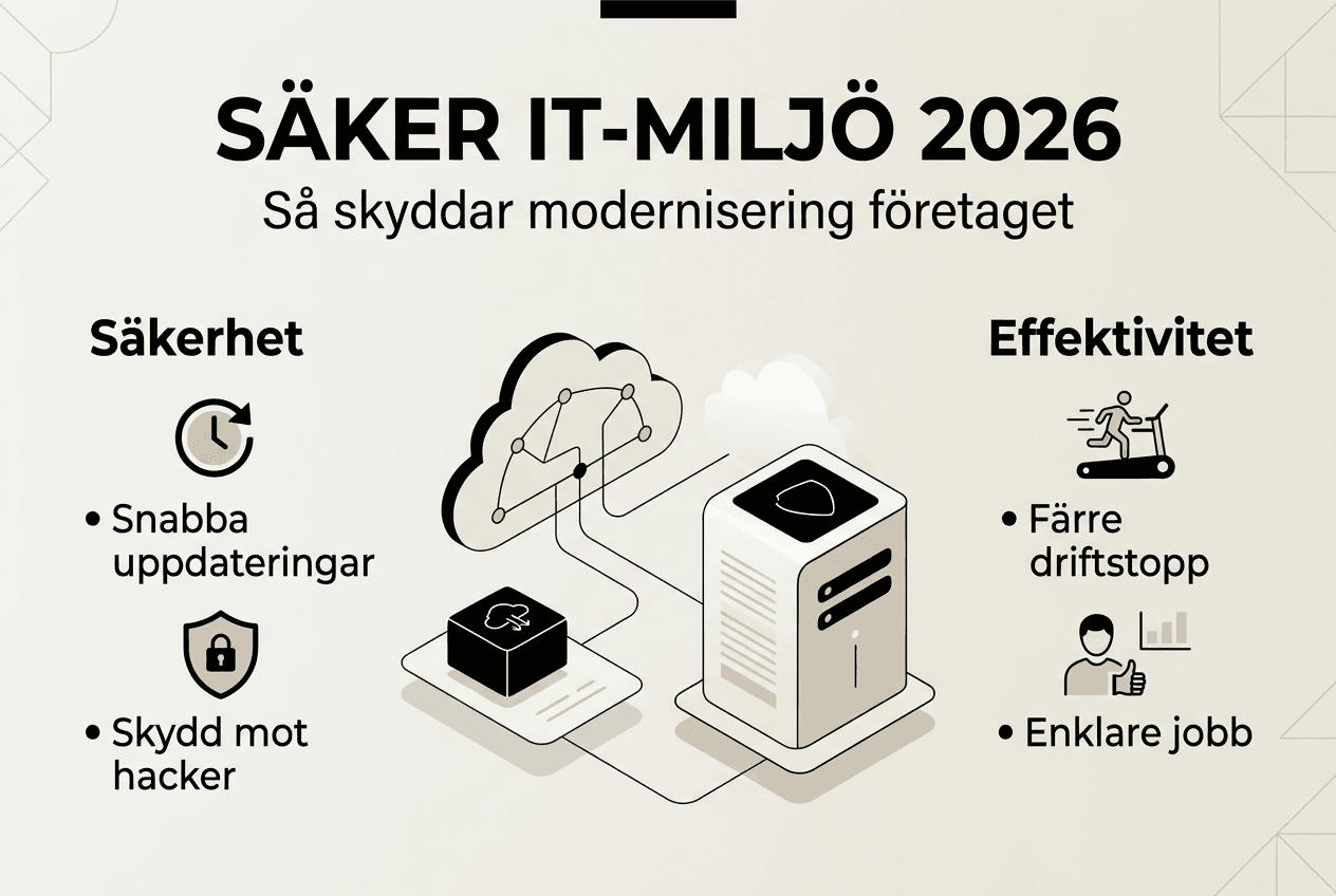 Så skapar du en trygg och välfungerande IT-miljö – en översikt i siffror och fakta