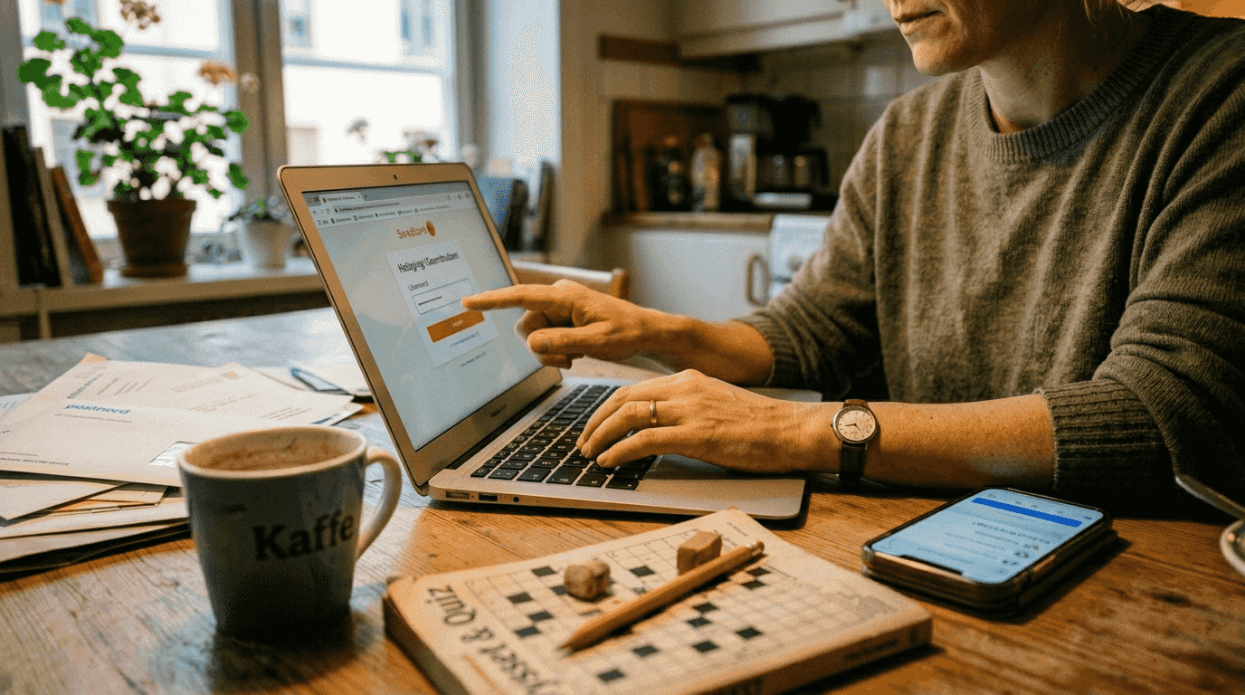 Tips för säkert nätverk 2026: skydda hem och företag 2 Kvinna som skapar säkra lösenord på sina digitala enheter