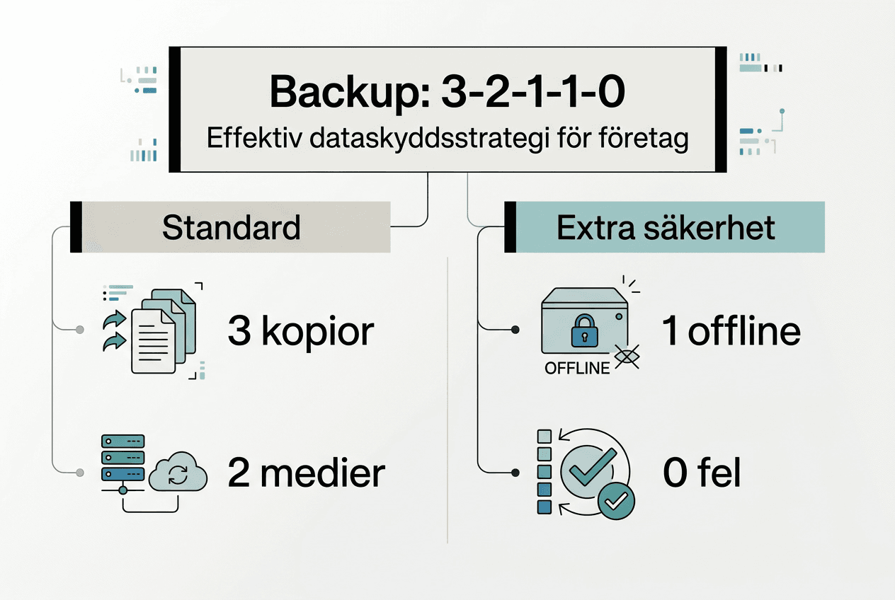 Så här skyddar du företagets data – en översikt över viktiga backuprutiner