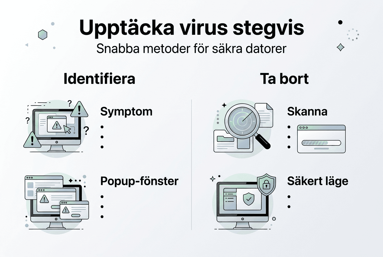 Guide i bildformat: Så här identifierar du virus steg för steg