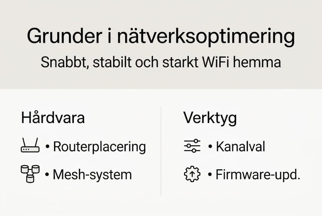 Så optimerar du ditt nätverk – en översikt av hårdvara och smarta verktyg