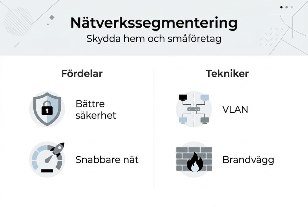 Visuell guide: Så drar du nytta av nätverkssegmentering och de vanligaste metoderna