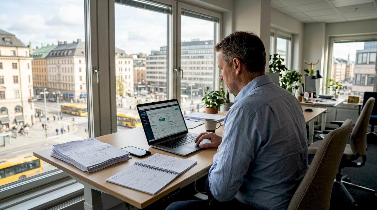 Vi jobbar med ERP SaaS på vårt Stockholmskontor.