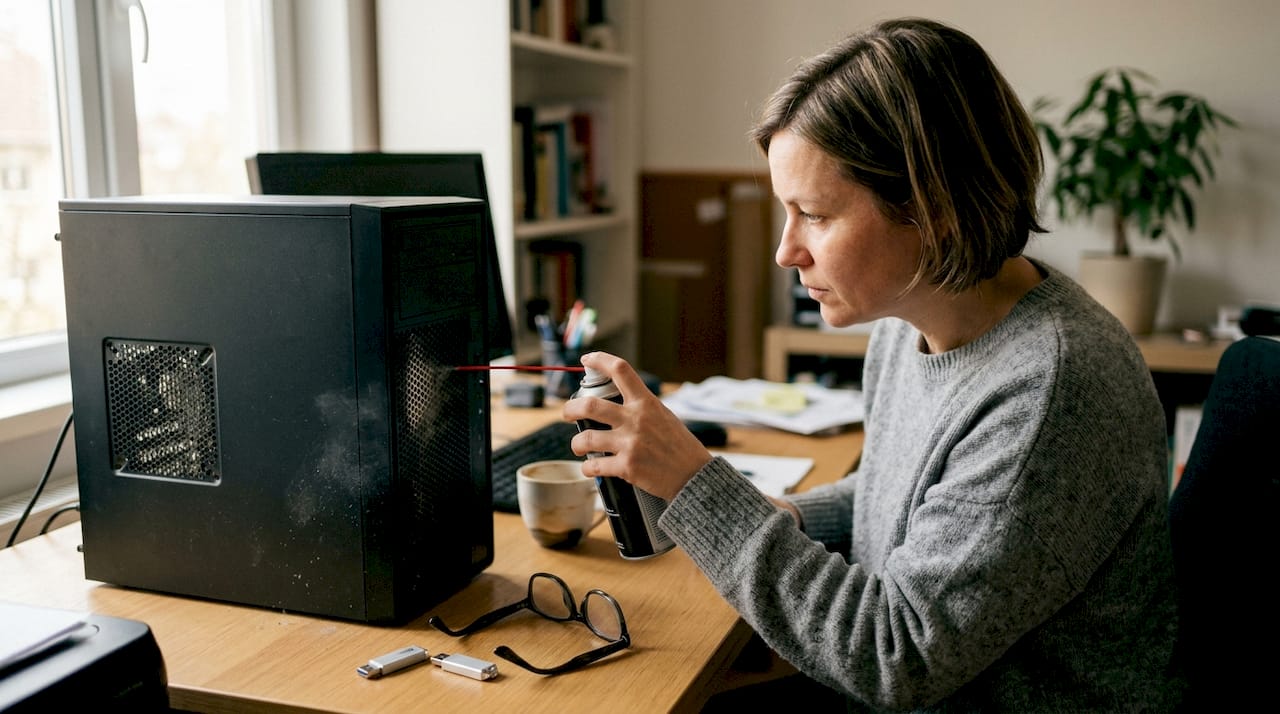 Upptäck varför din dator är långsam och lös problemen snabbt 2 Någon rengör ventilationsgallret på datorn från damm.