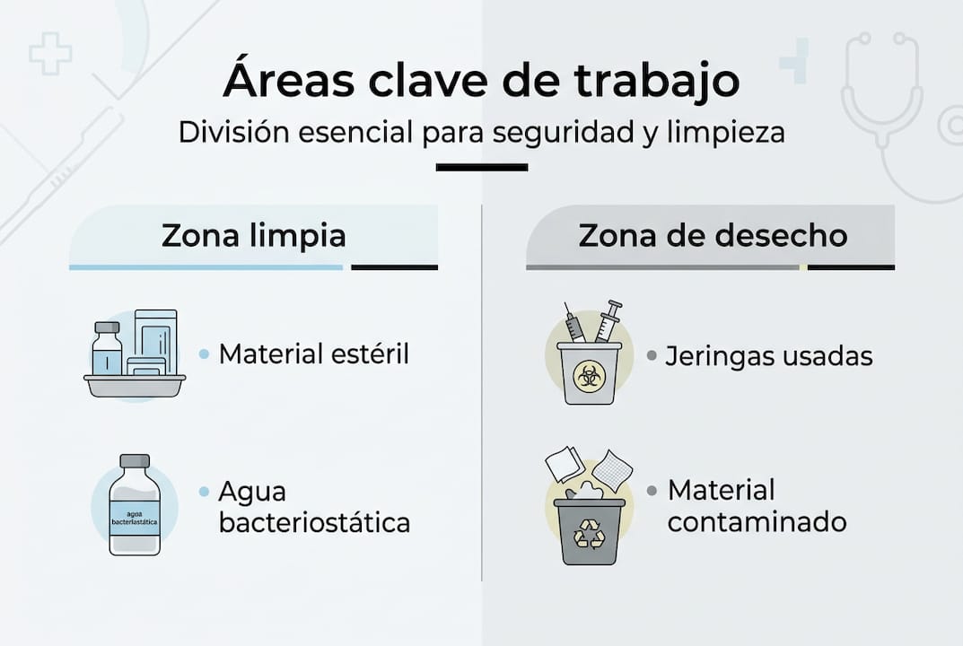 Infografía sobre las áreas más importantes para la recuperación