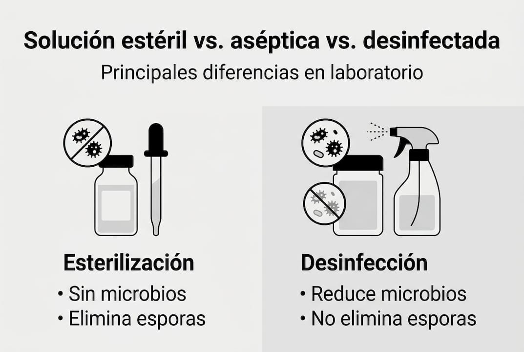 Infografía: ¿En qué se diferencian la esterilización y la desinfección?