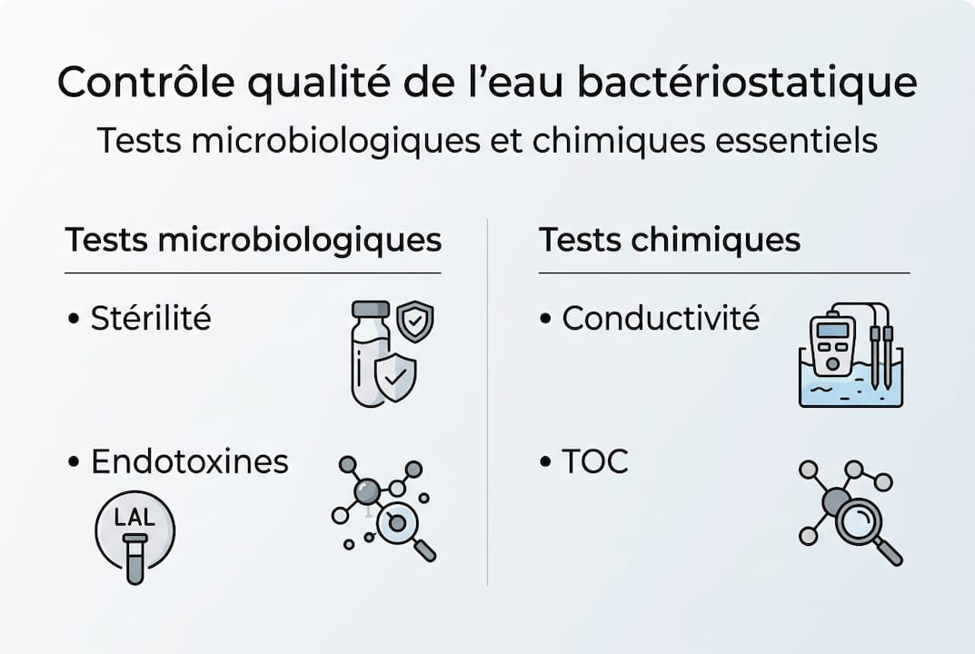 Infographie : comment analyser la qualité microbiologique et chimique de l’eau