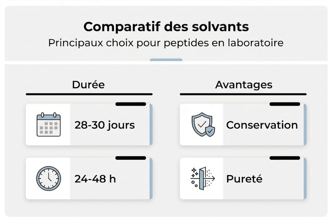 Découvrez en un coup d’œil les différences entre les principaux solvants grâce à notre infographie comparative.