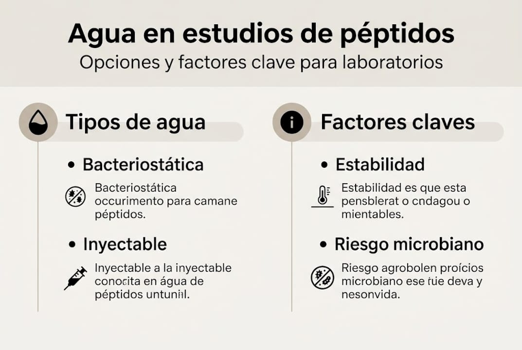 Guía visual sobre las diferentes clases de agua y los aspectos más importantes a tener en cuenta