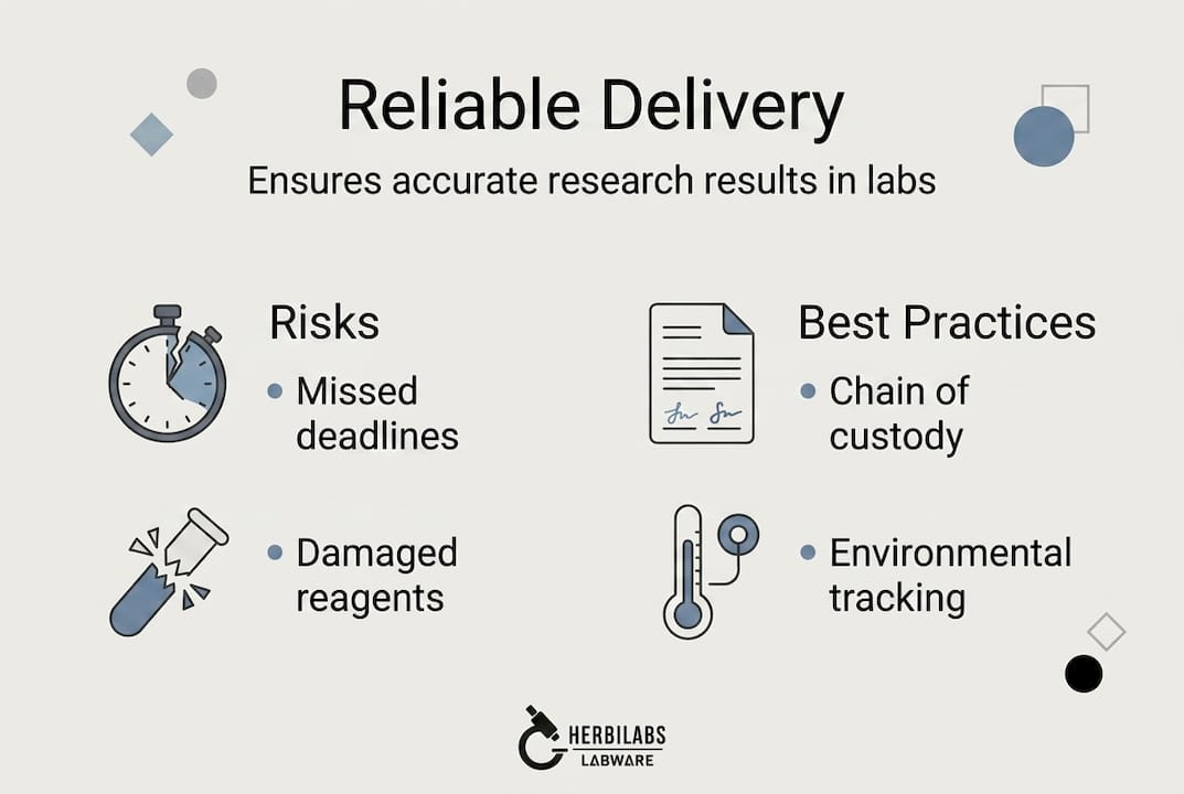 Infographic on delivery reliability risks and practices