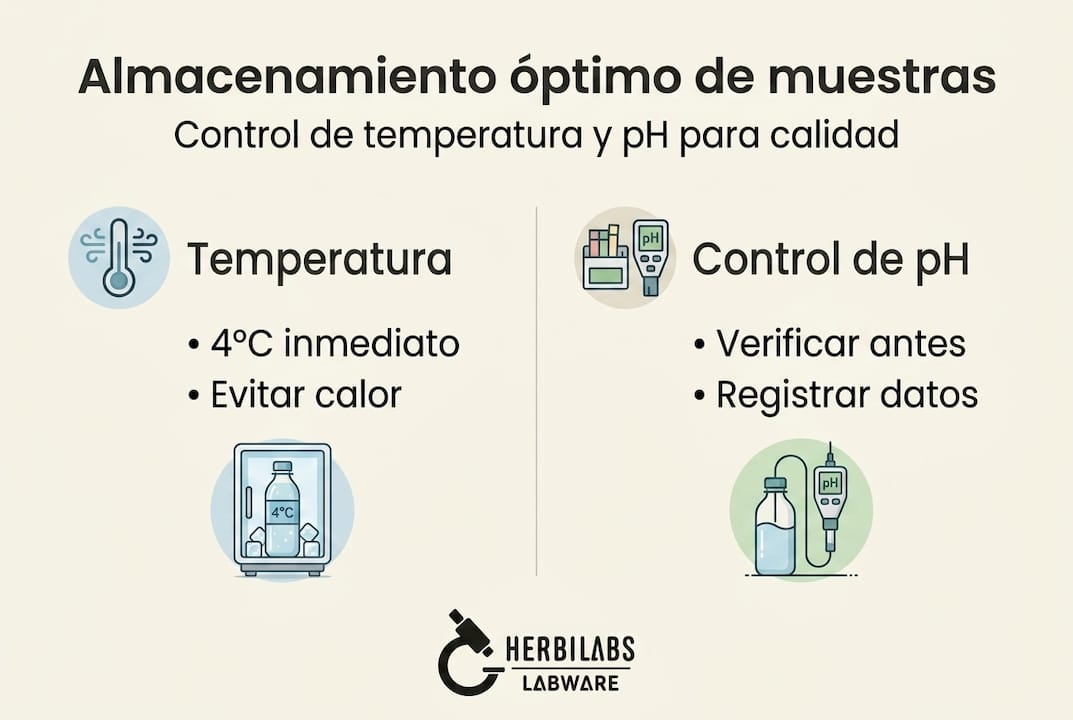 Visualización sobre cómo influyen la temperatura y el pH en la calidad del agua