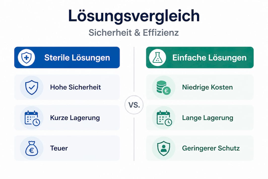 Die Infografik bietet einen übersichtlichen Vergleich der wichtigsten Verdünnungsmittel.