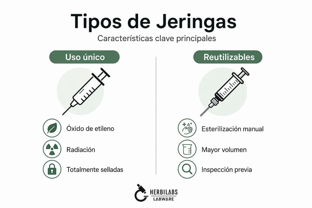 Infografía: ¿En qué se diferencian los distintos tipos de jeringas estériles?