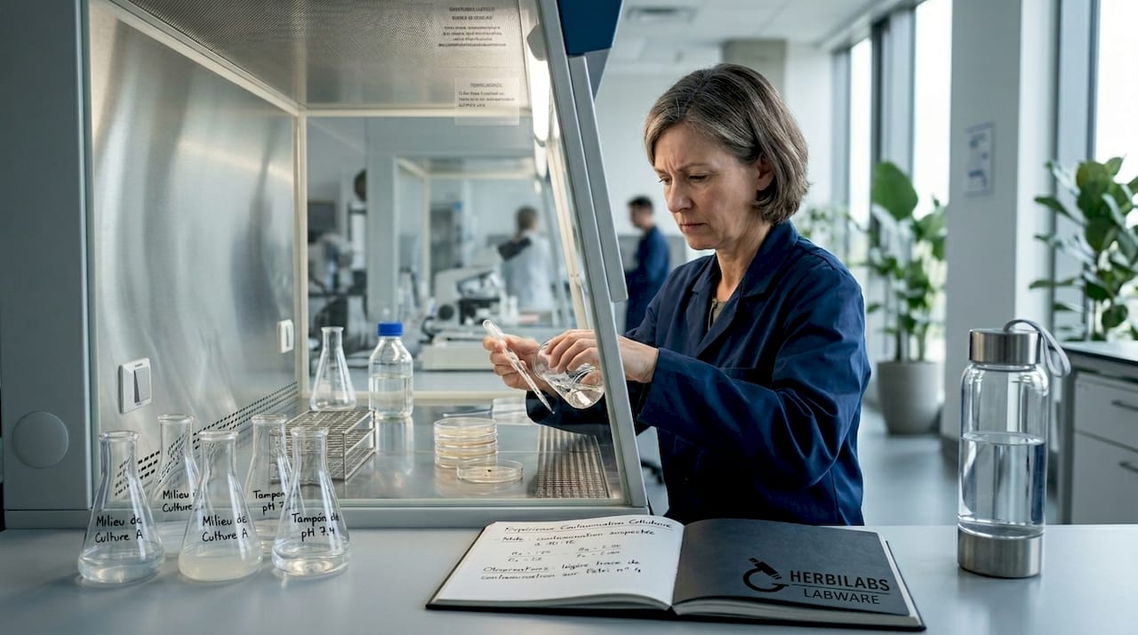 Un chercheur s’aperçoit que ses analyses en laboratoire ont été contaminées.