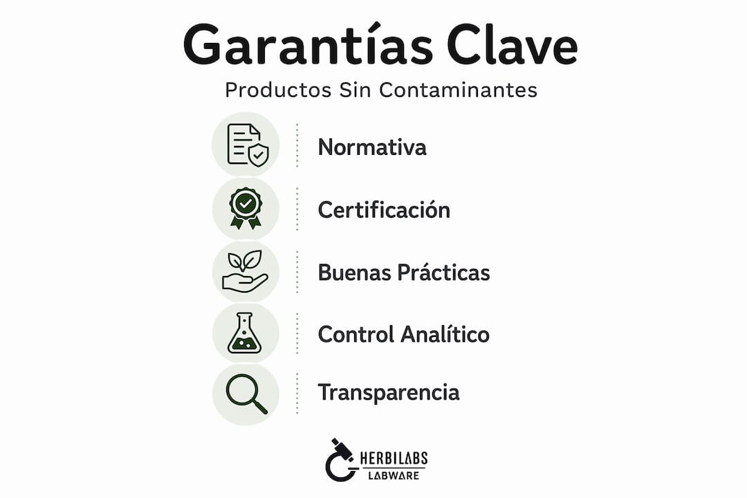 Infografía: pasos clave para asegurar que tus productos estén libres de contaminantes