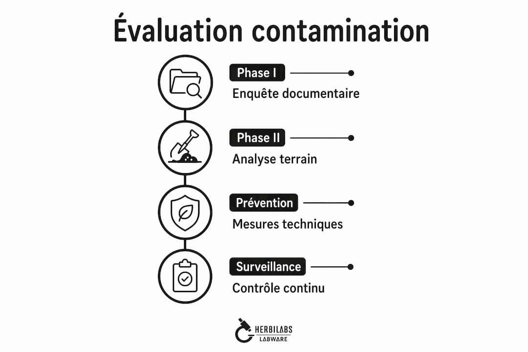 Cette infographie met en lumière les principales étapes à suivre pour mener une évaluation des risques efficace.
