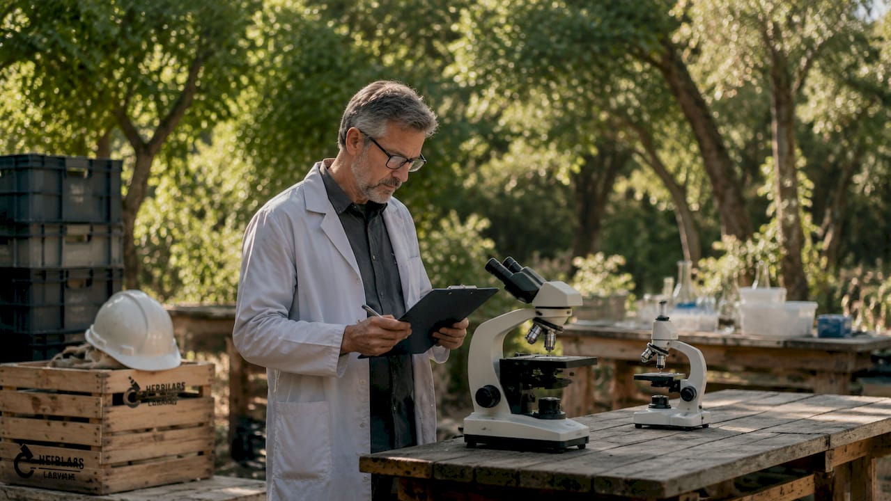Lab manager comparing costly equipment options