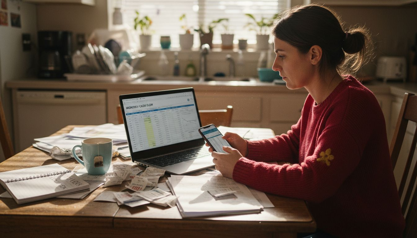 Home setting calculating property cash flow