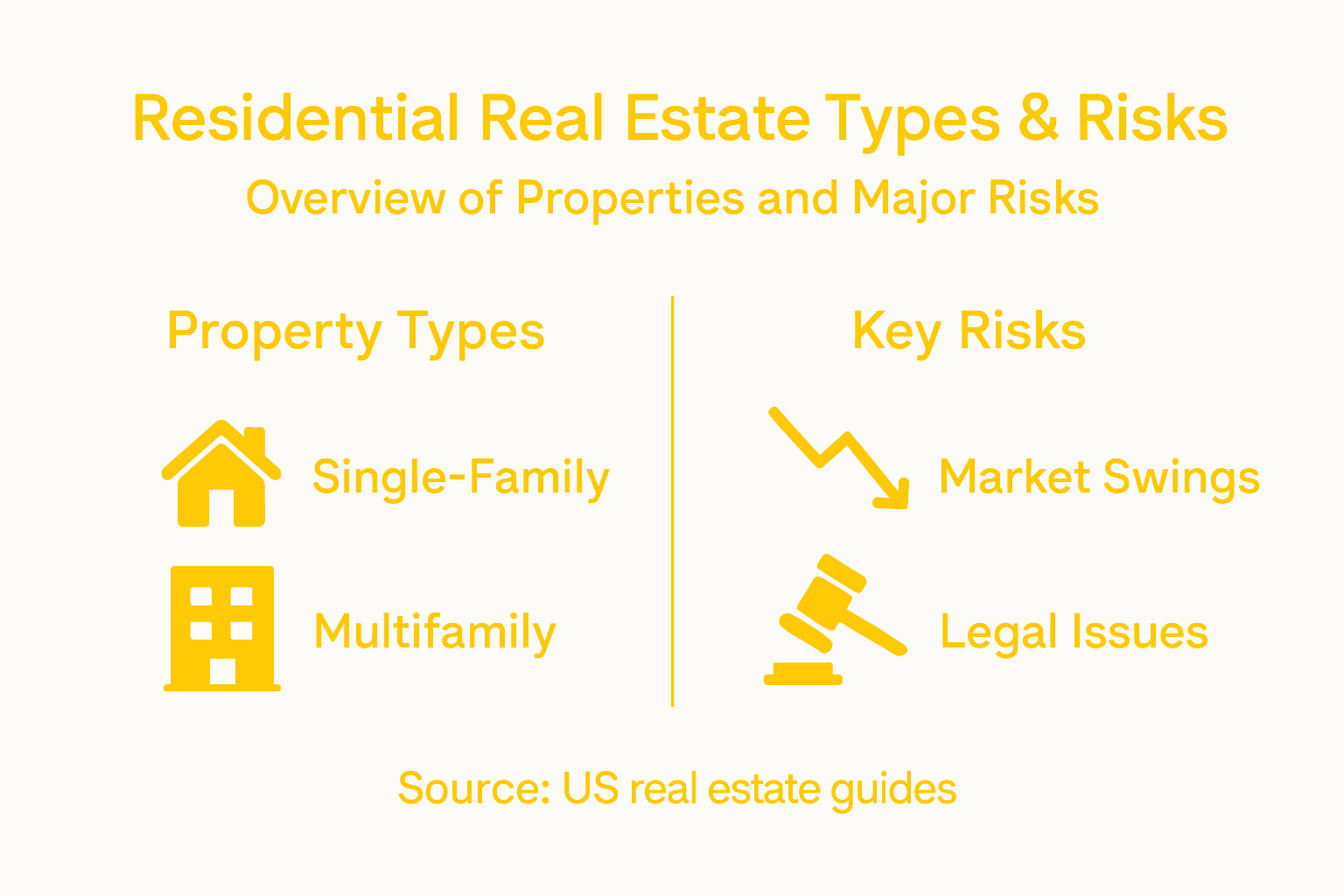 Infographic on property types and key risks