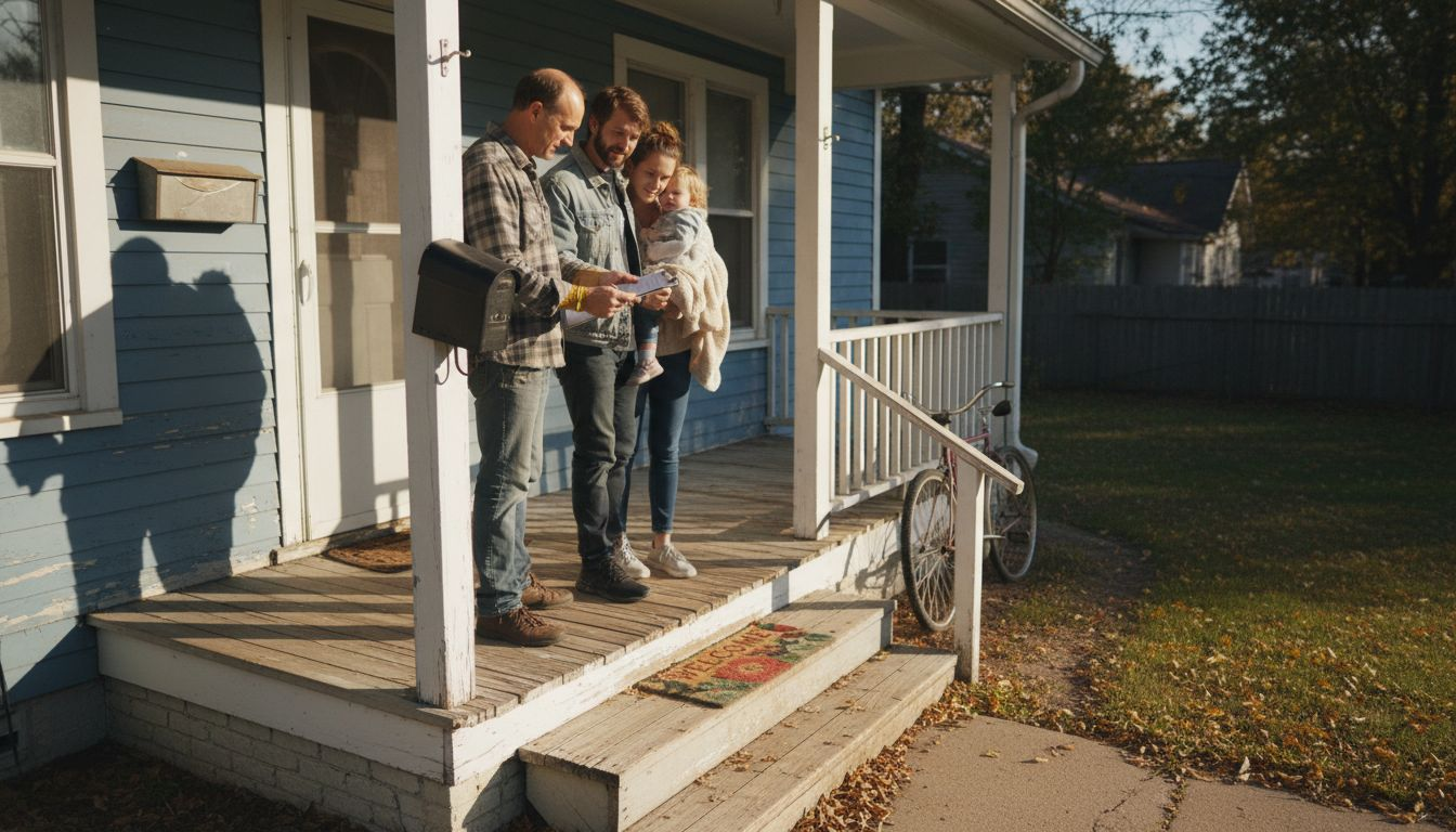 Landlord renting single-family home to tenants
