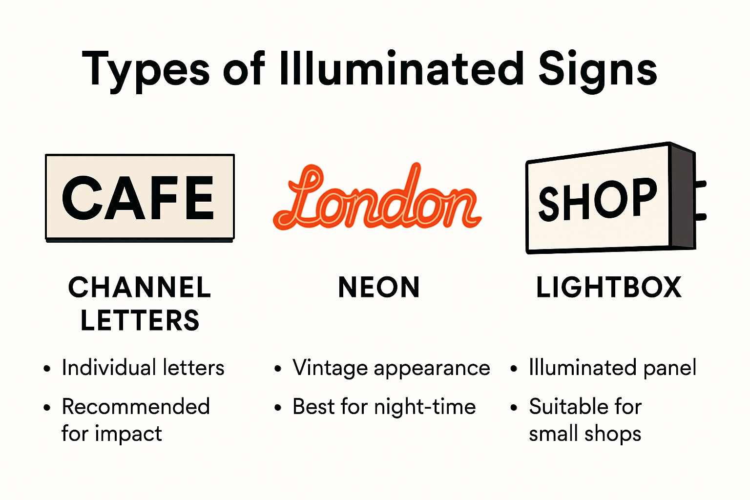 Illuminated Signs Explained: A 2025 Guide for London Businesses ...