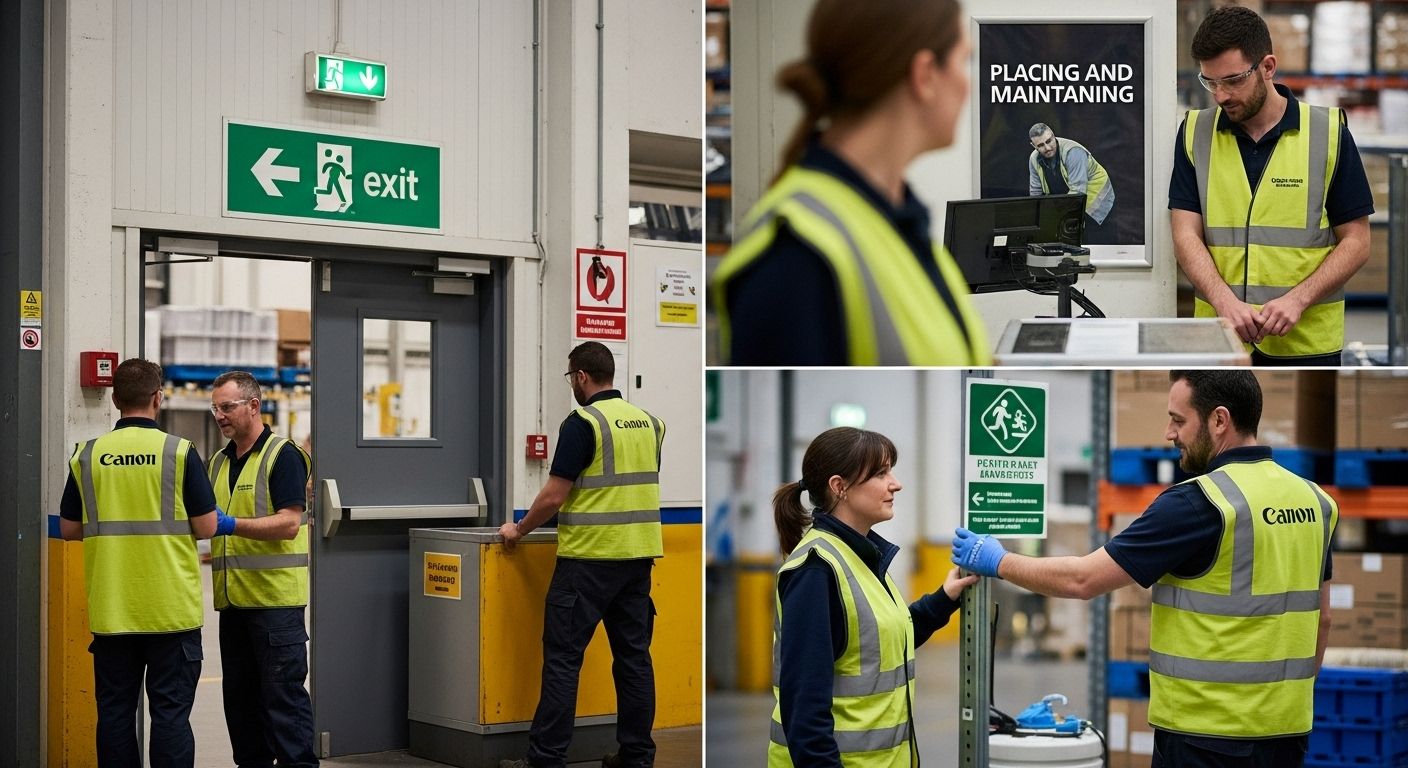 safety signage warehouse workers