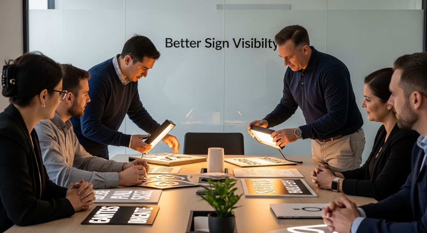 sign visibility meeting