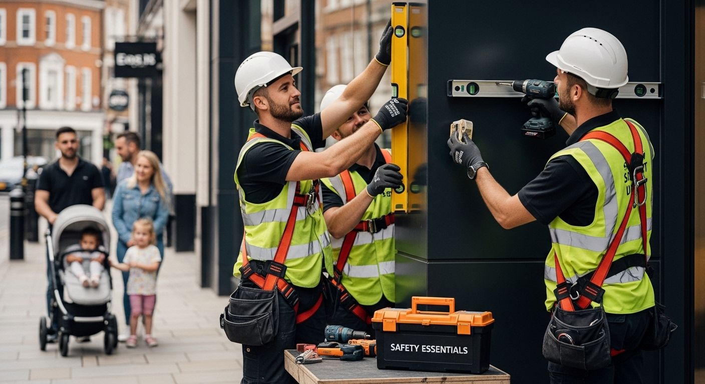sign installation safety