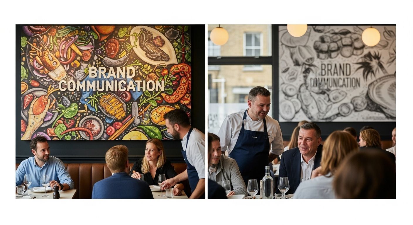 restaurant wall large format prints