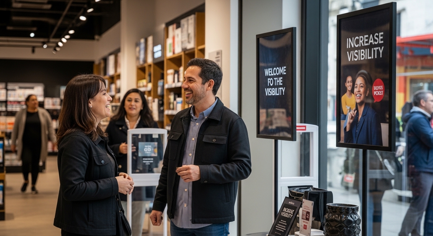 in-store signage engagement